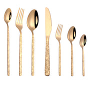 Textured Handle Western Cutlery