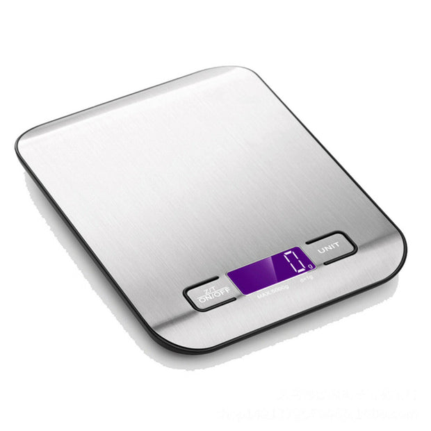 Digital Electronic Kitchen Food  Scale Weight Stainless Steel