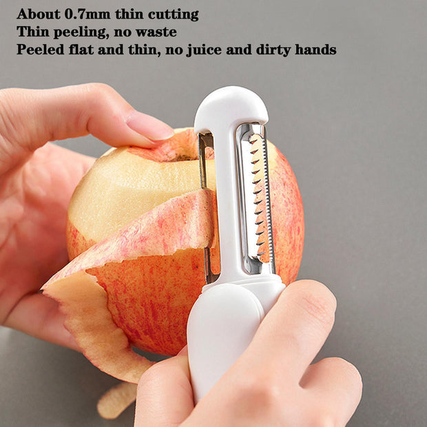 3 In 1 Multifunctional Stainless Steel Paring Knife For Peeling Shredding