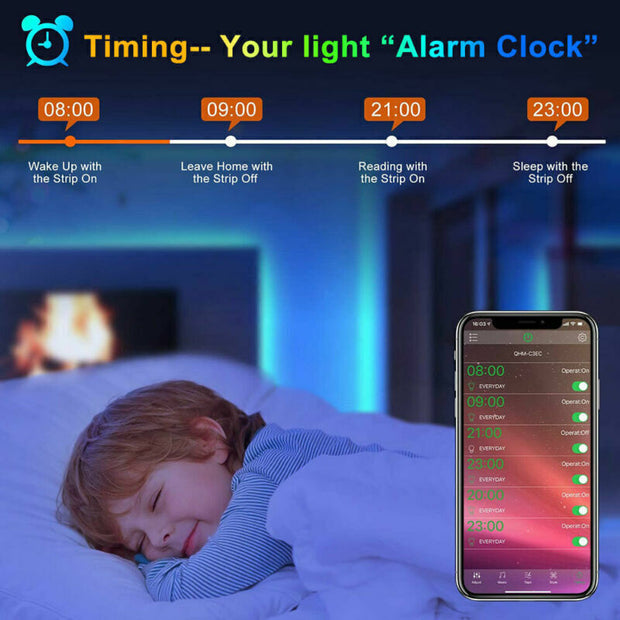 BRAND NEW 5050 RGB LED Strip Bluetooth Remote Lights