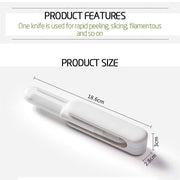 3 In 1 Multifunctional Stainless Steel Paring Knife For Peeling Shredding