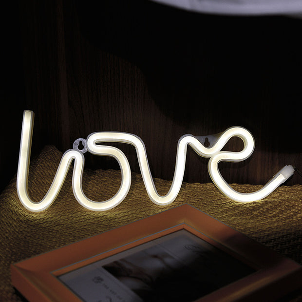 Led Neon Decorations Table Lamps