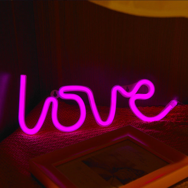 Led Neon Decorations Table Lamps
