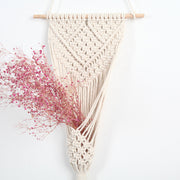 Woven Net Bag Flower Basket Wall Decoration by Ainuro