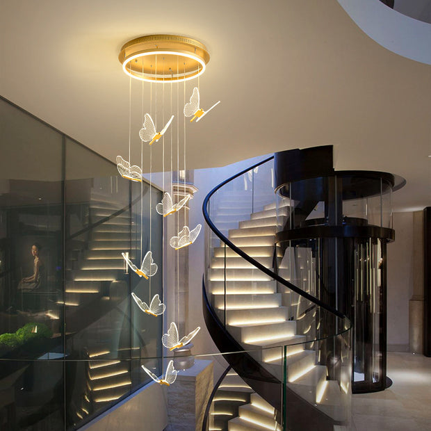 Living Room Duplex Chandelier