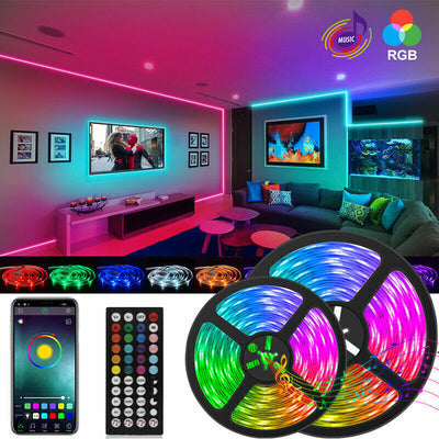 BRAND NEW 5050 RGB LED Strip Bluetooth Remote Lights
