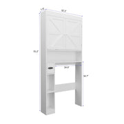 Over The Toilet Storage Cabinet With 2 Door