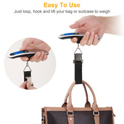 Portable Digital Luggage Scale 50kg 10g with LCD Hanging