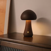 Wooden Cute Mushroom LED Touch Switch