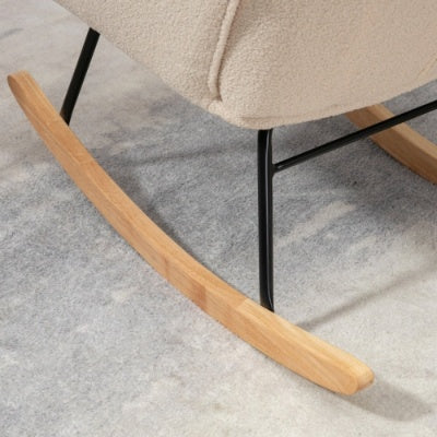 Wingback Rocking Chair For Living Room