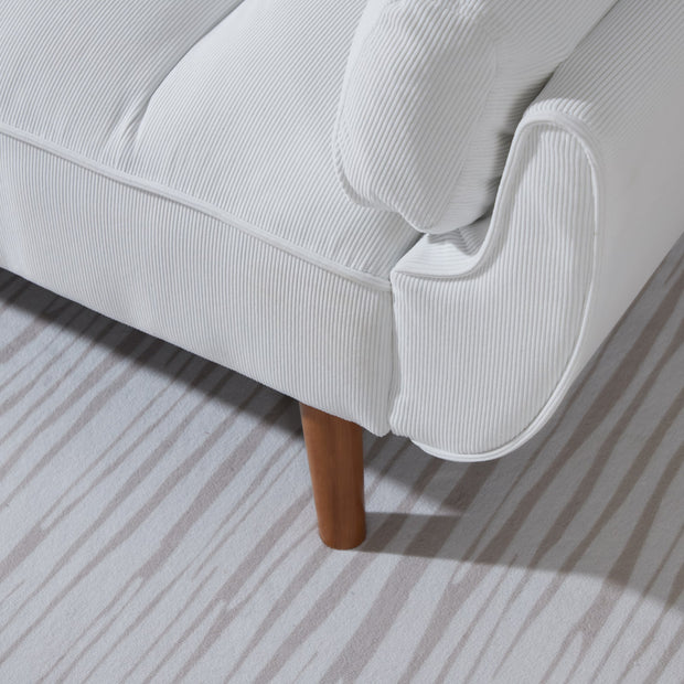 Corduroy Sofa Bed-White Icon