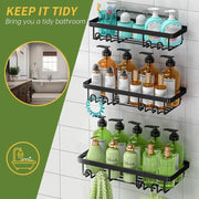 Heavy-duty Wall-mounted Shower Shelf Storage