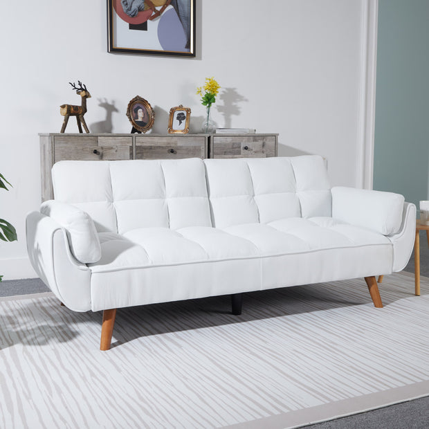 Corduroy Sofa Bed-White Icon