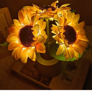 Rechargeable Sunflower Led Simulation Night Light Table Lamp by Ainuro