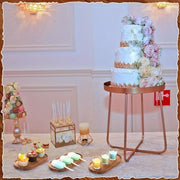 2pcs LDQ Elegant Wooden Serving Tray