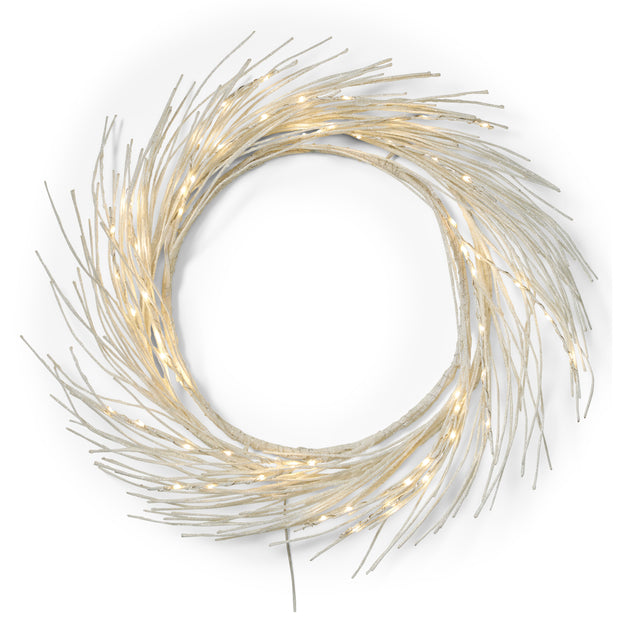 24 Inch Paper Wreath With LED Light