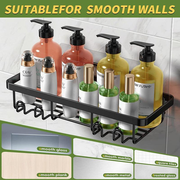 Heavy-duty Wall-mounted Shower Shelf Storage