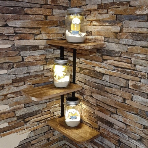 3 Tier Lucca Corner Shelf Modern
