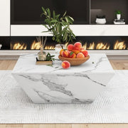 Marbling Veneer  PVC Coffee Table