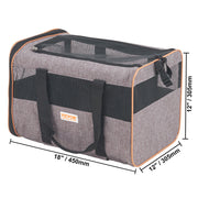 Dog Carrier With Wheels For Pets Under 22 Lbs,