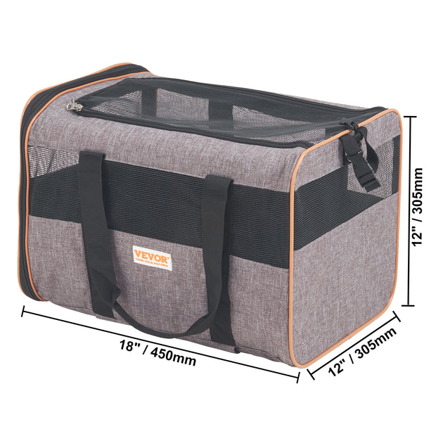 Dog Carrier With Wheels For Pets Under 22 Lbs,