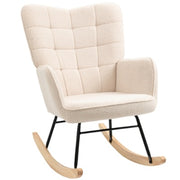 Wingback Rocking Chair For Living Room