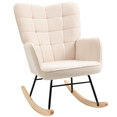 Wingback Rocking Chair For Living Room