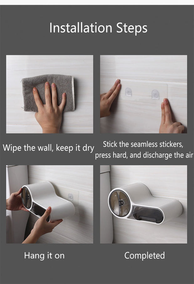 Home toilet bathroom roll holder by Ainuro