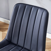 Black Dining Chair Set - Four Pieces by Ainuro