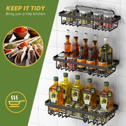 Heavy-duty Wall-mounted Shower Shelf Storage