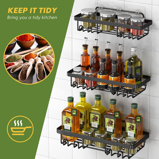 Heavy-duty Wall-mounted Shower Shelf Storage