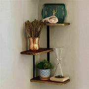 3 Tier Lucca Corner Shelf Modern