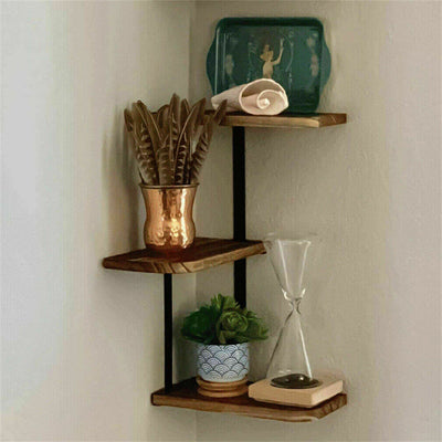 3 Tier Lucca Corner Shelf Modern