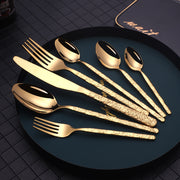 Textured Handle Western Cutlery