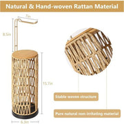 Independent Toilet Paper Holder With Storage Space by Ainuro