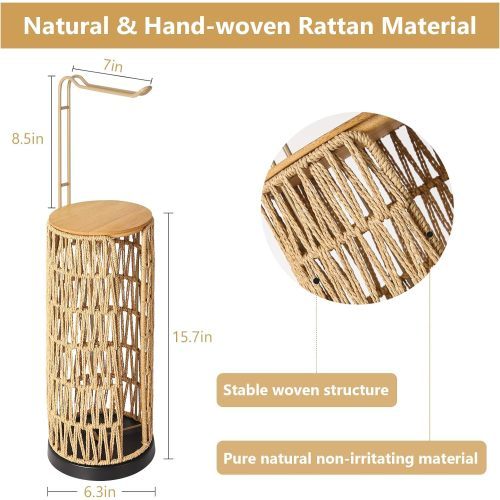 Independent Toilet Paper Holder With Storage Space by Ainuro