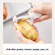 3 In 1 Multifunctional Stainless Steel Paring Knife For Peeling Shredding