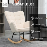 Wingback Rocking Chair For Living Room