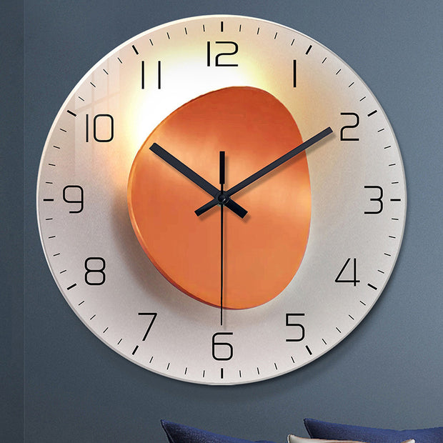 Tempered Glass Wall Clock by Ainuro