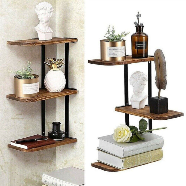 3 Tier Lucca Corner Shelf Modern