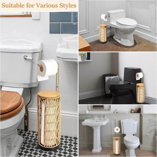 Independent Toilet Paper Holder With Storage Space by Ainuro