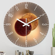 Tempered Glass Wall Clock by Ainuro