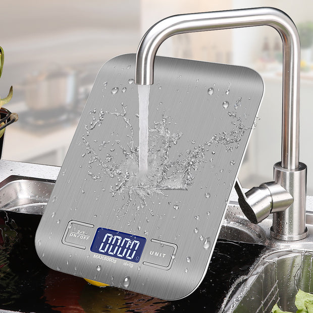 Digital Electronic Kitchen Food  Scale Weight Stainless Steel