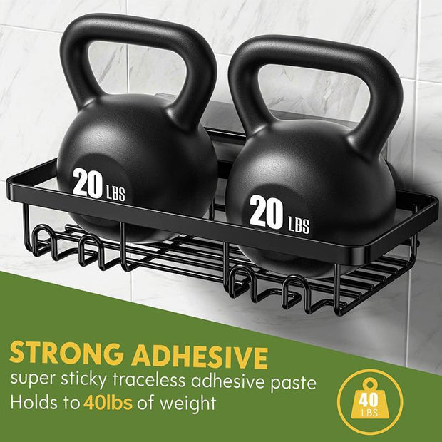Heavy-duty Wall-mounted Shower Shelf Storage