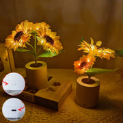 Rechargeable Sunflower Led Simulation Night Light Table Lamp by Ainuro