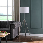 Chrome Silver Metal Floor Lamp by Ainuro