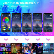 BRAND NEW 5050 RGB LED Strip Bluetooth Remote Lights