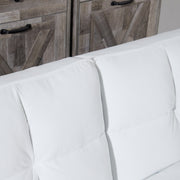 Corduroy Sofa Bed-White Icon