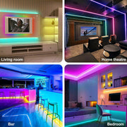 BRAND NEW 5050 RGB LED Strip Bluetooth Remote Lights