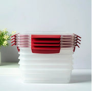 5 Pack Stackable Food Storage Containers